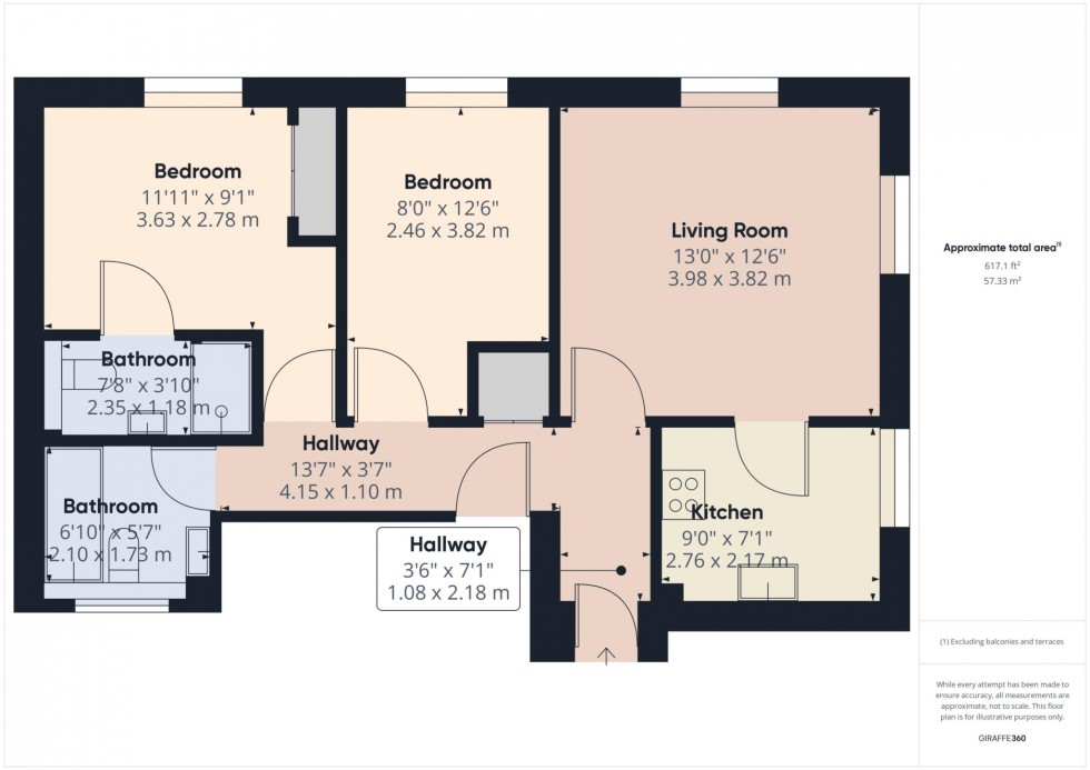 Floorplan for Prestwold House, Prestwold Way