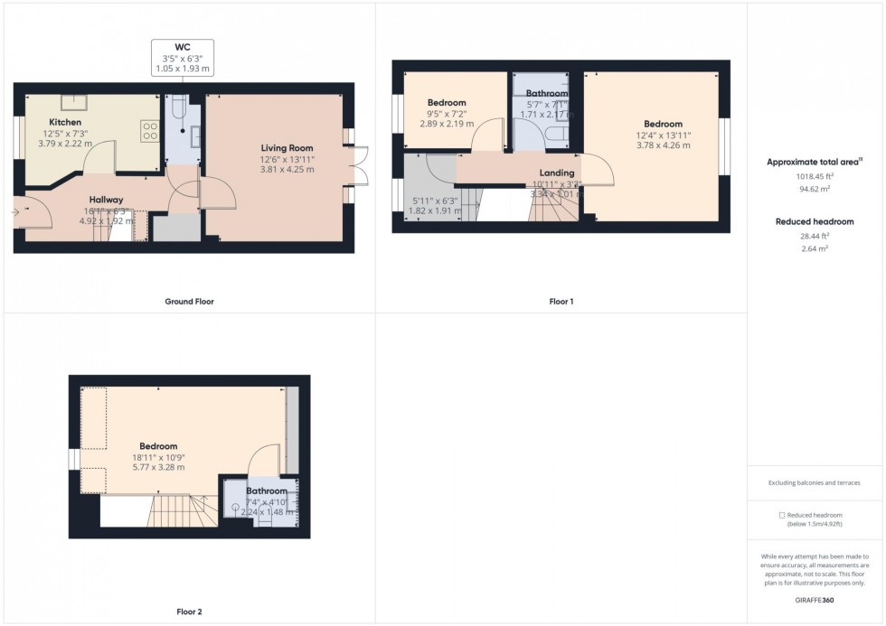 Floorplan for Comet Way, Berryfields, Aylesbury, Bucks HP18 1AJ