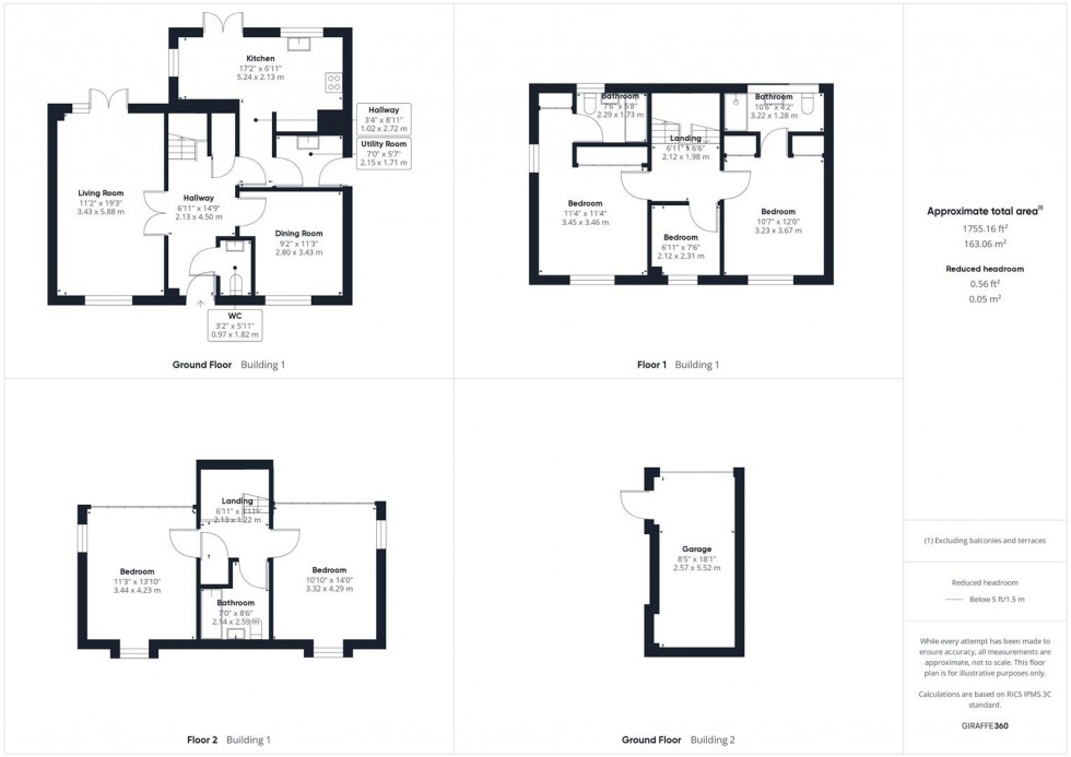 Floorplan for Wykeham Path, Buckingham Park, Aylesbury