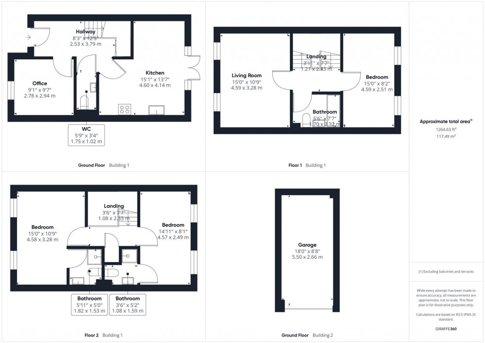 Floorplan for Prince Rupert Drive, Buckingham Park, Aylesbury