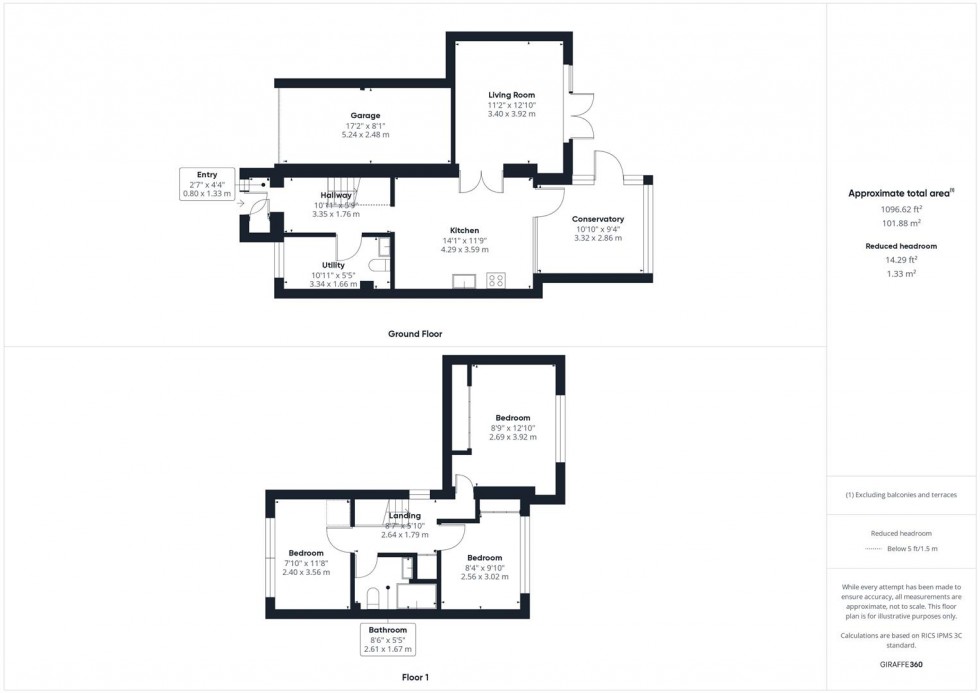 Floorplan for Charmfield Road, Aylesbury, Buckinghamshire