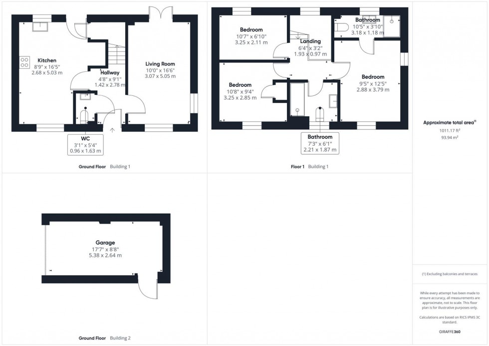 Floorplan for Chaundler Drive, Buckingham Park, Aylesbury