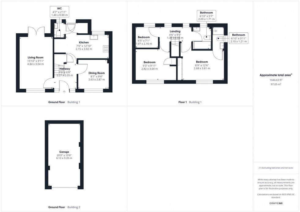 Floorplan for Pulver Road, Kingsbrook, Aylesbury