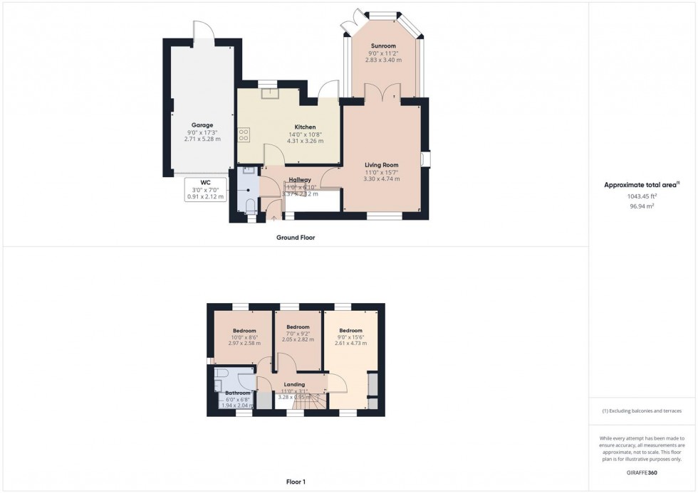 Floorplan for The Comfrey, Watermead, Aylesbury