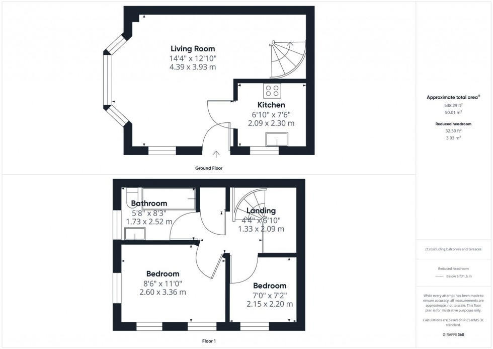 Floorplan for Lark Vale, Watermead, Aylesbury