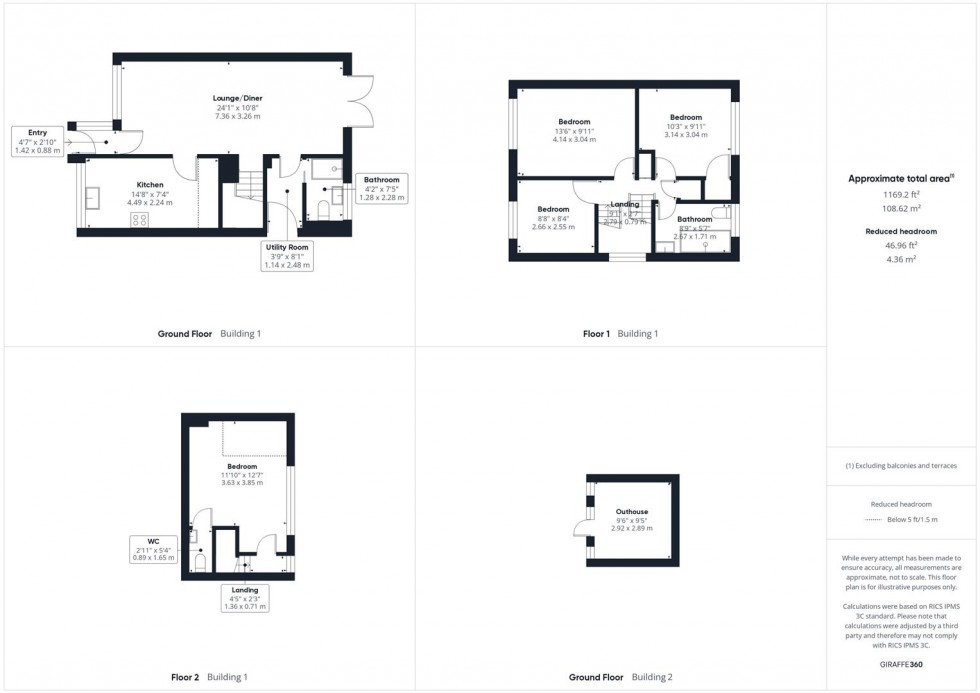Floorplan for Dalesford Road, Stoke Grange, Aylesbury