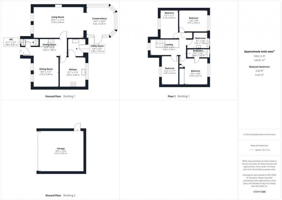 Floorplan for Raven Close, Watermead, Aylesbury