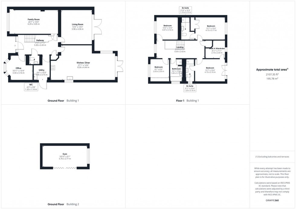 Floorplan for Leonards Gate, Grendon Underwood, Aylesbury