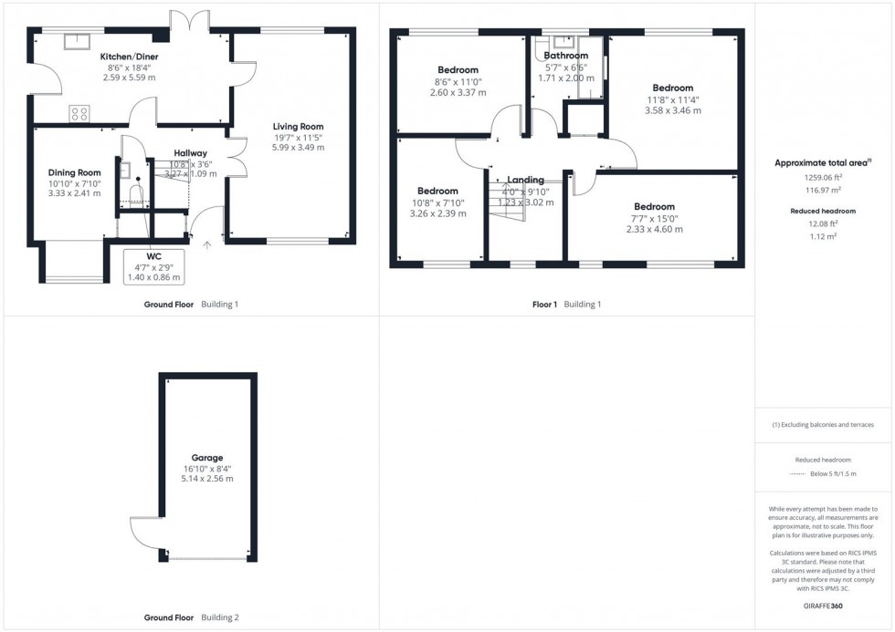 Floorplan for Gainsborough Place, Haydon Hill, Aylesbury