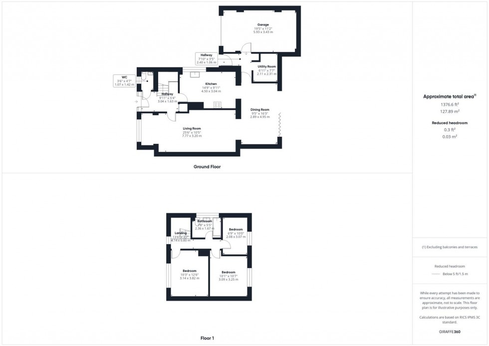 Floorplan for Gilmore Road, Elmhurst, Aylesbury