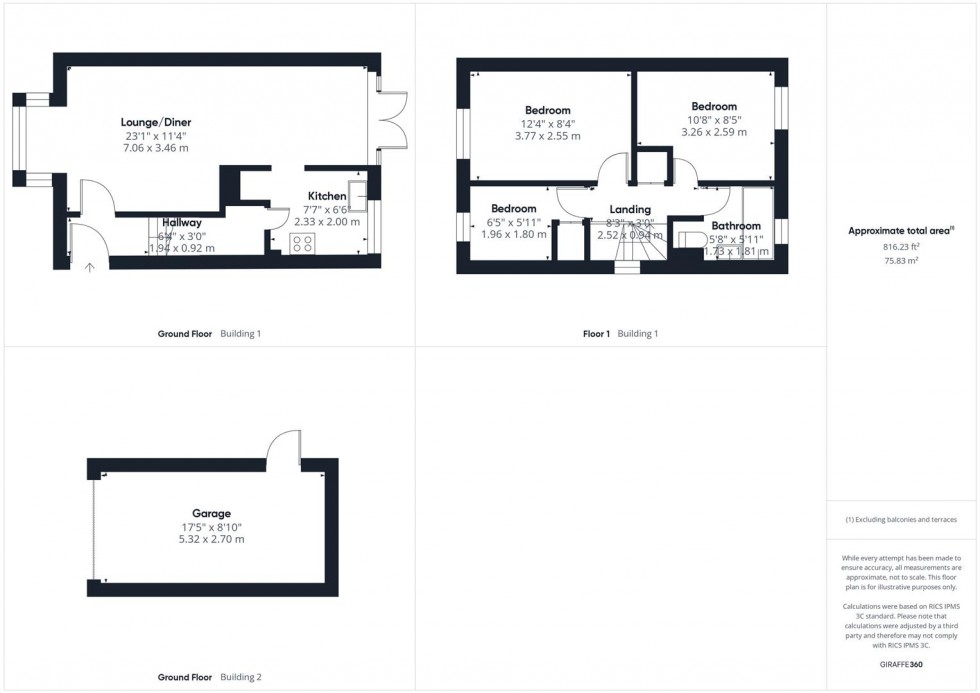 Floorplan for Thomson Close, Willows, Aylesbury
