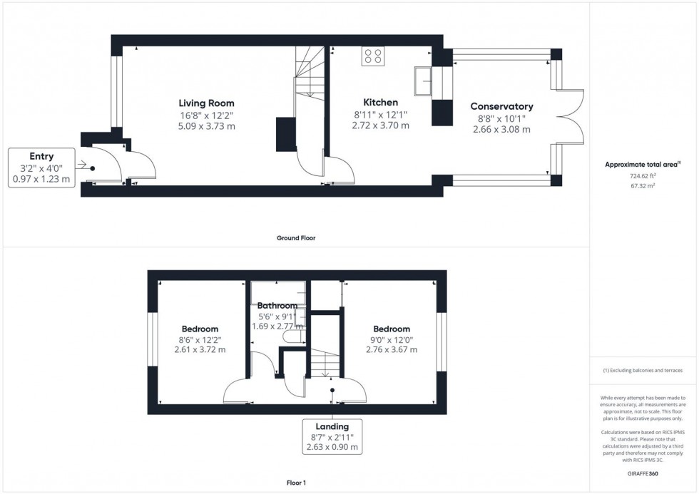 Floorplan for Shepherd Close, Coppice, Aylesbury