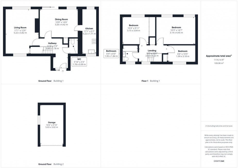 Floorplan for Churchill Avenue, Southcourt, Aylesbury