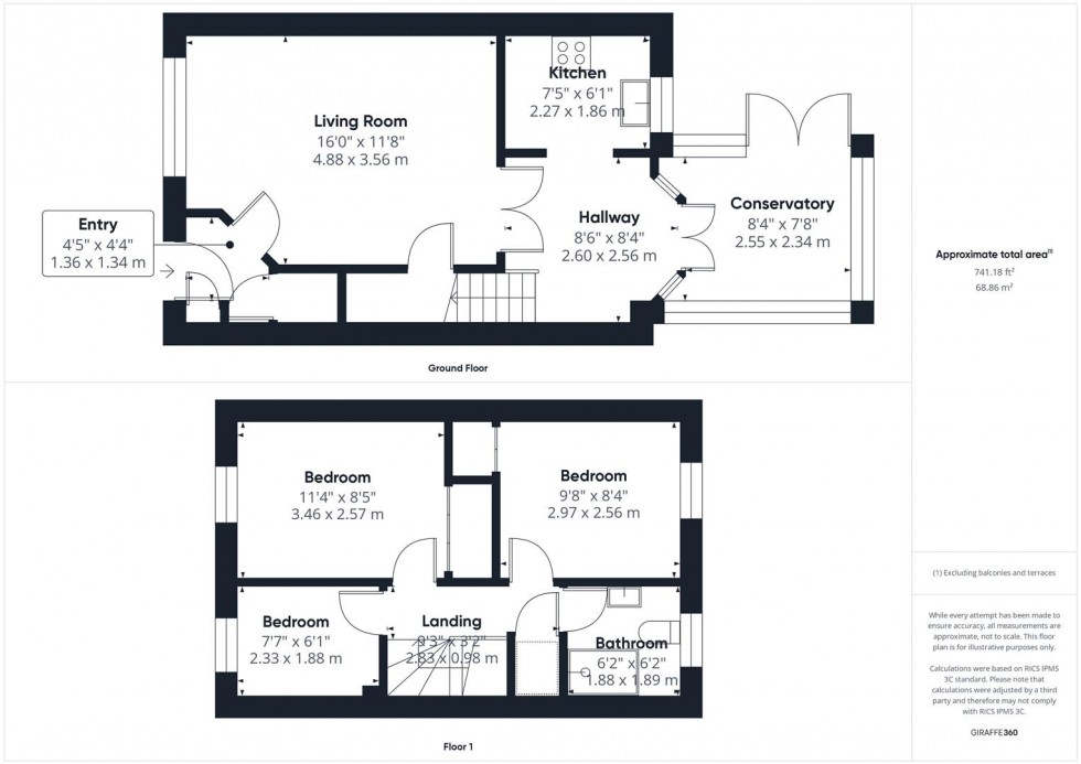Floorplan for Windmill Close, Fairford Leys, Aylesbury