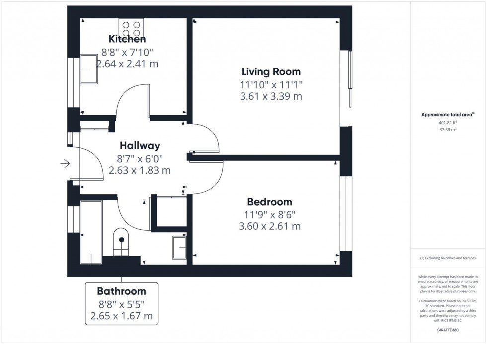 Floorplan for Dickens Way, Haydon Hill, Aylesbury