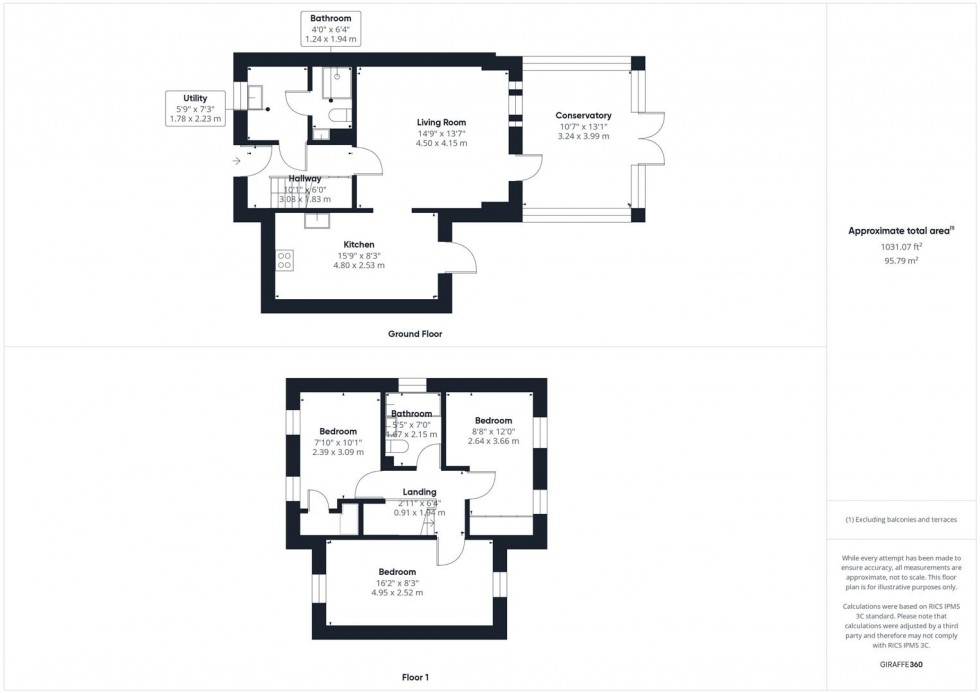 Floorplan for The Comfrey, Watermead, Aylesbury