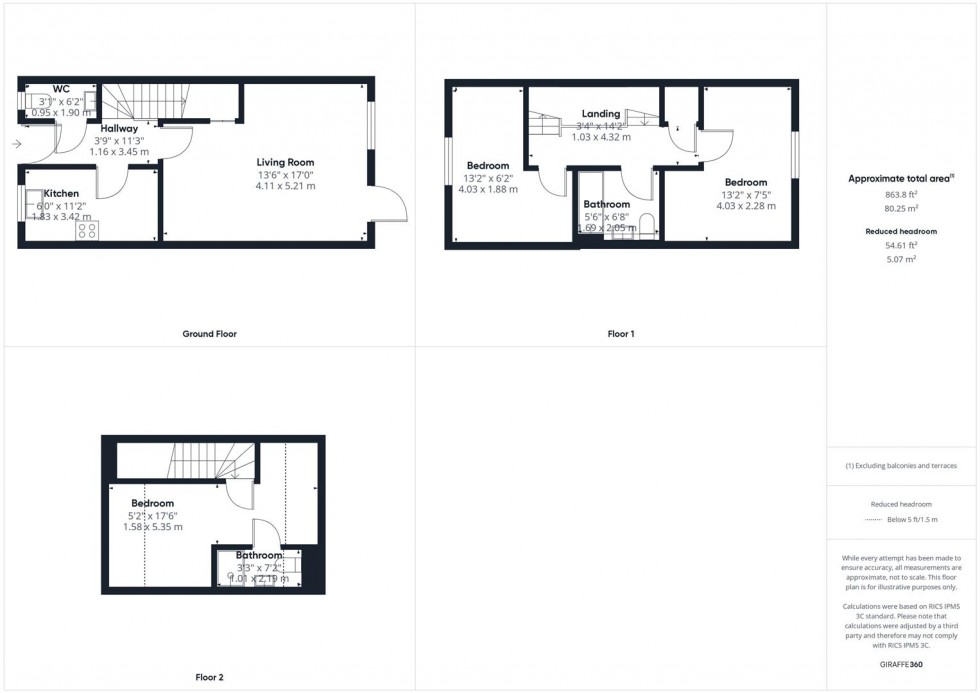 Floorplan for Thame Road, Chinnor, Oxfordshire