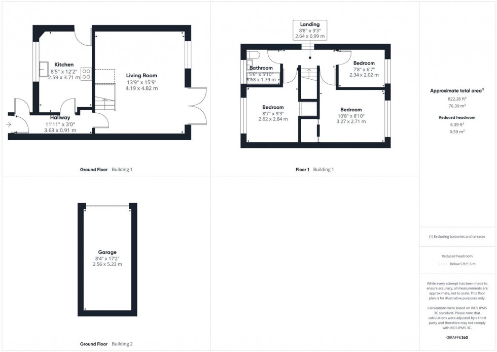 Floorplan for Charmfield Road, Stoke Grange, Aylesbury