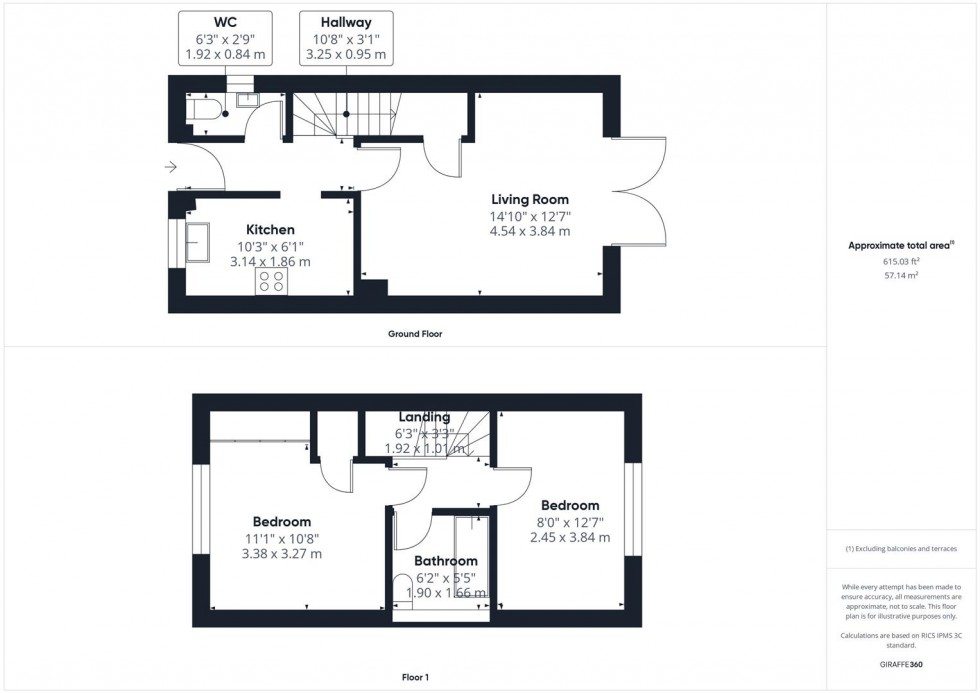 Floorplan for Westfield, Hawkslade, Aylesbury