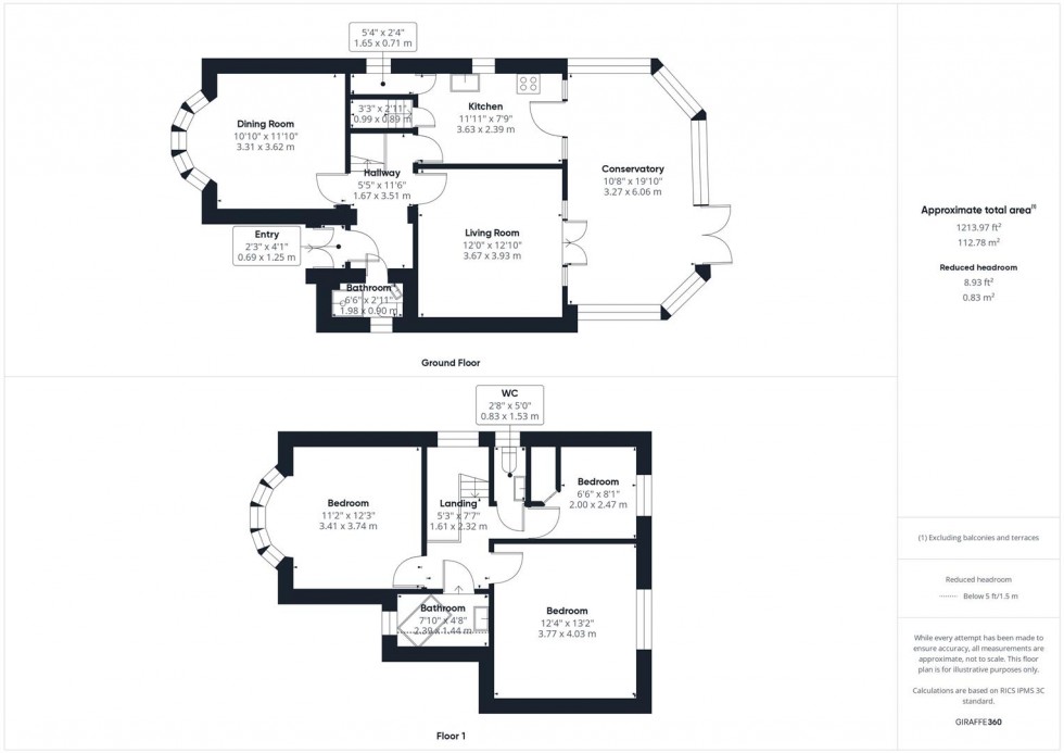 Floorplan for Vale Road, Aylesbury, Buckinghamshire