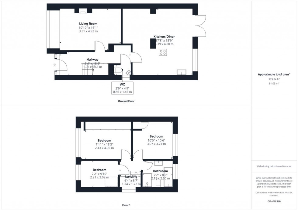 Floorplan for Broughton Avenue, Broughton, Aylesbury