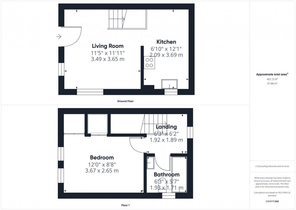 Floorplan for Aiston Place, Aylesbury