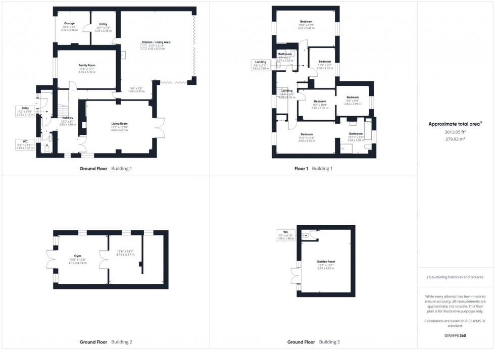 Floorplan for Northumberland Avenue, Aylesbury, Buckinghamshire