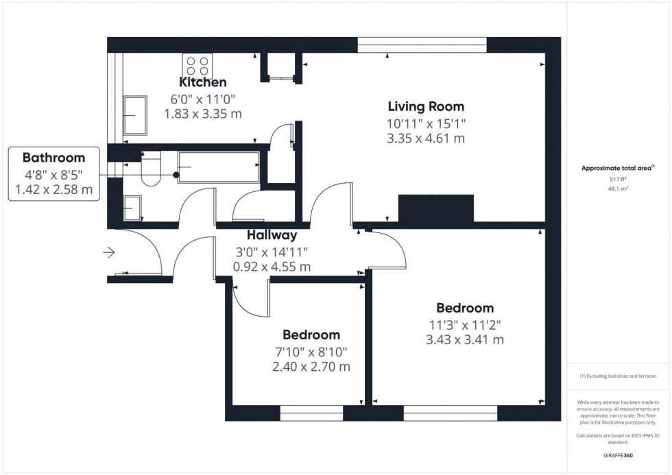 Floorplan for Cannock Road, Elmhurst, Aylesbury