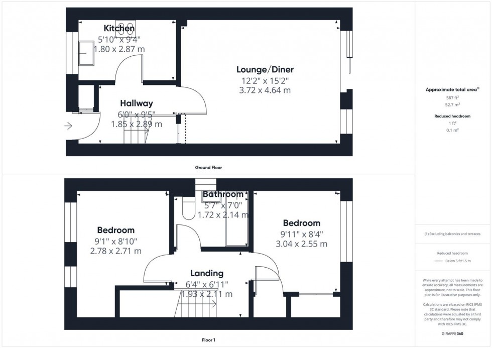 Floorplan for Holly Drive, Lavender Grange, Aylesbury