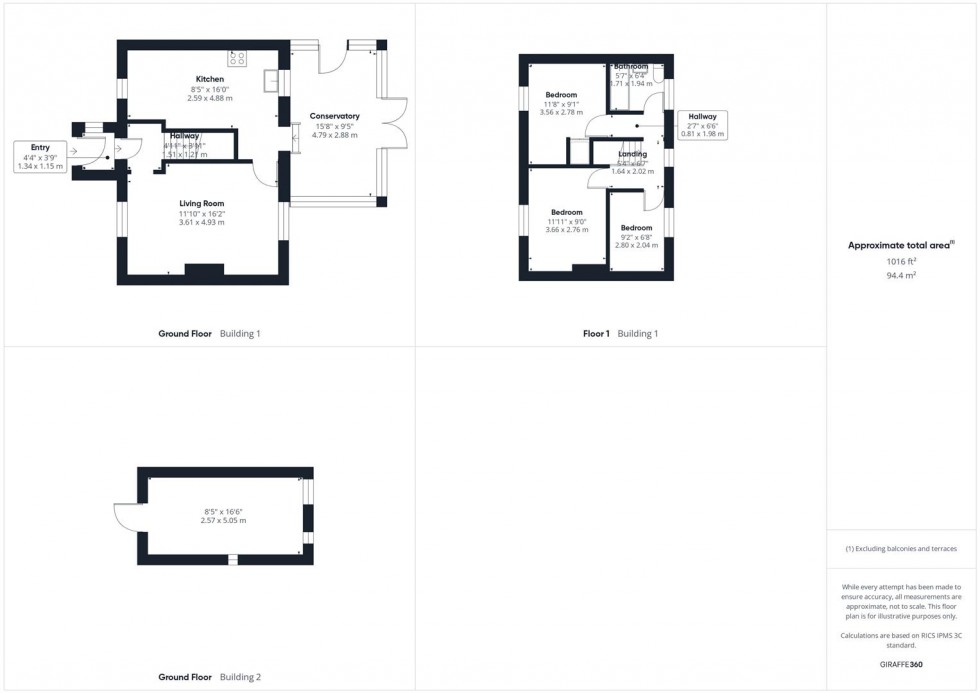 Floorplan for Ceely Road, Southcourt, Aylesbury
