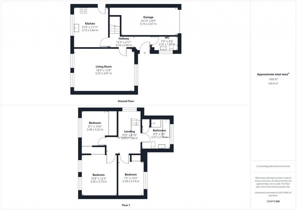 Floorplan for Turnfurlong Lane, Turnfurlong, Aylesbury