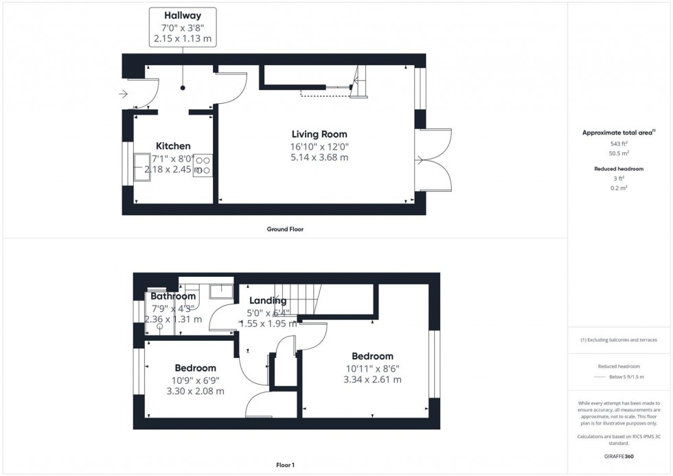 Floorplan for Plough Close, Hawkslade, Aylesbury