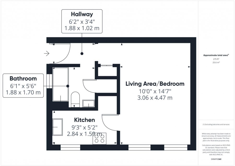 Floorplan for Meadow Way, Coppice, Aylesbury