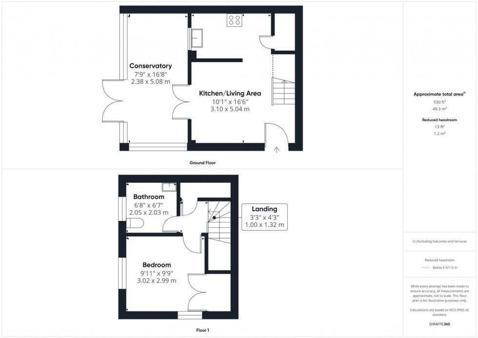 Floorplan for Orwell Drive, Hawkslade, Aylesbury