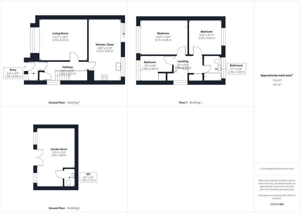 Floorplan for Mowbray Road, Aylesbury, Buckinghamshire