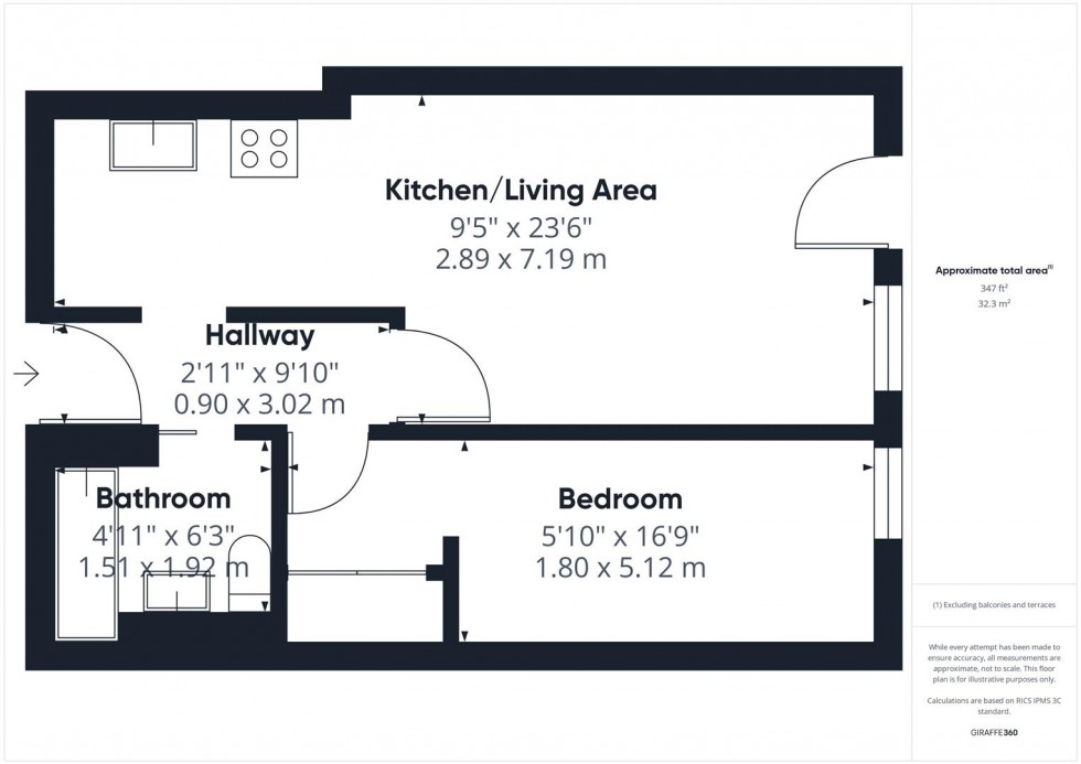Floorplan for Wycliffe End, Aylesbury, Buckinghamshire