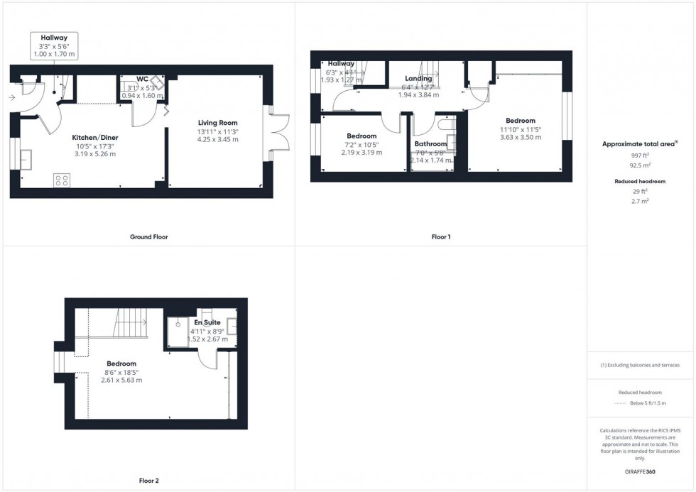 Floorplan for Blue Rock Drive, Berryfields, Aylesbury