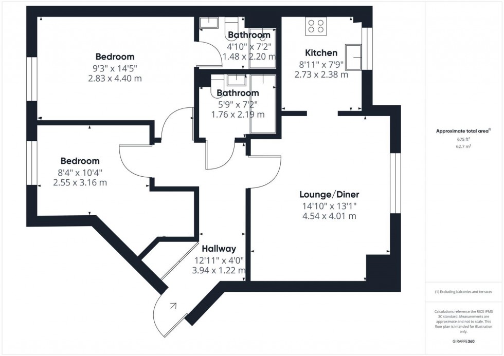 Floorplan for Keepsake Way, Berryfields, Aylesbury