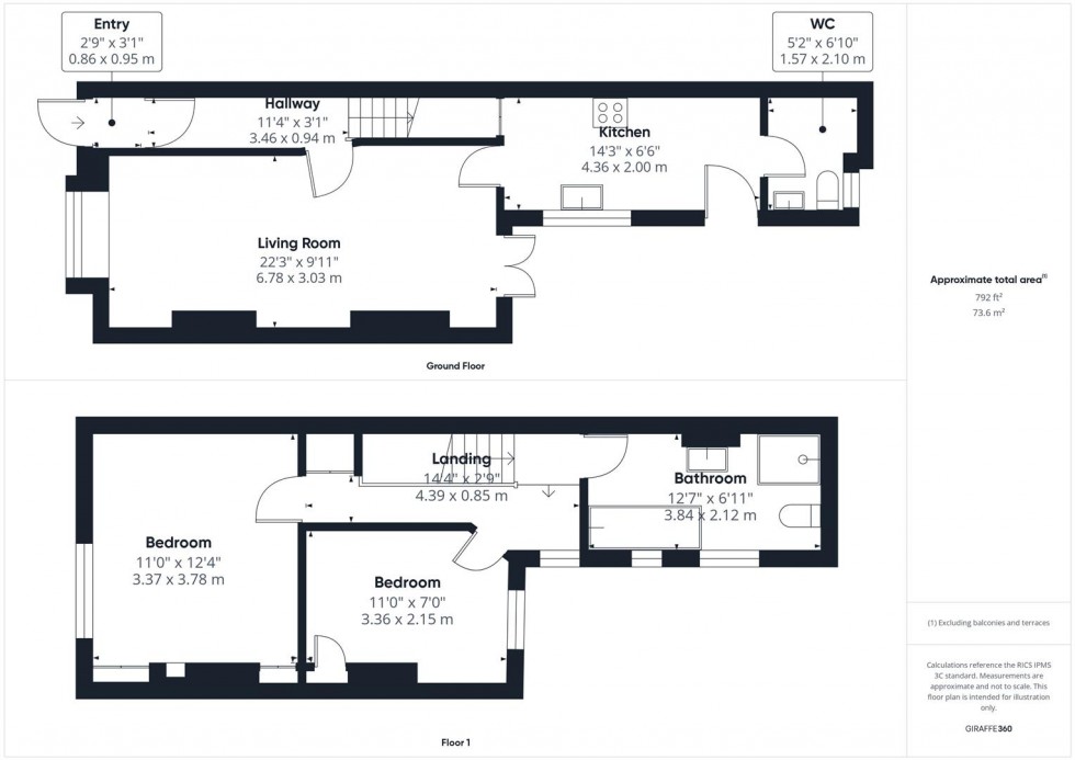 Floorplan for Park Street, Aylesbury, Buckinghamshire