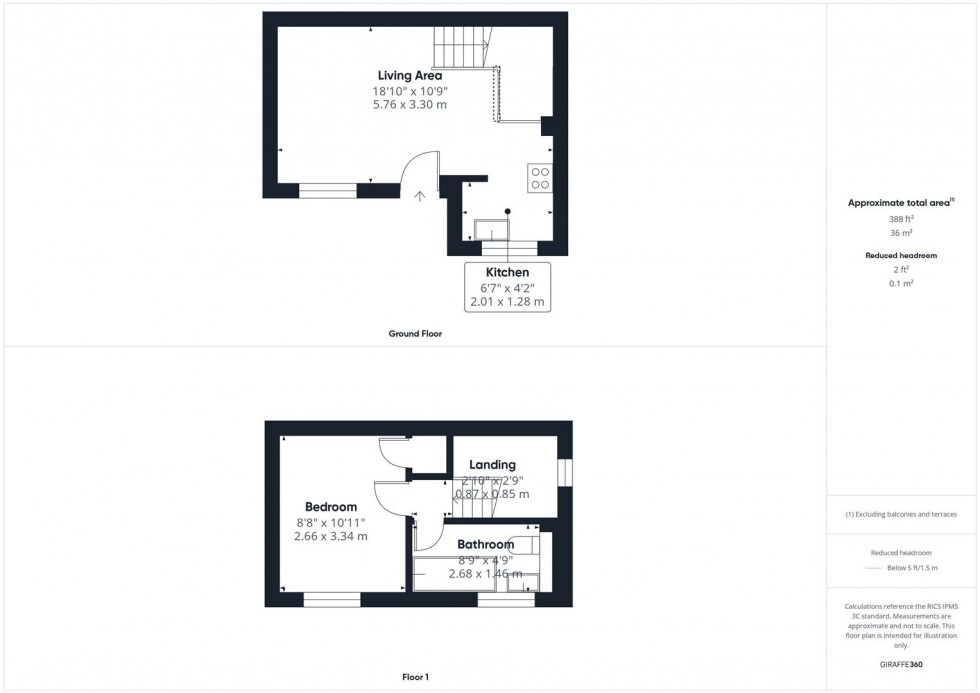 Floorplan for Meredith Drive, Haydon Hill, Aylesbury