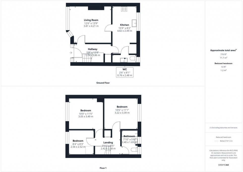 Floorplan for Quarrendon Avenue, Meadowcroft, Aylesbury