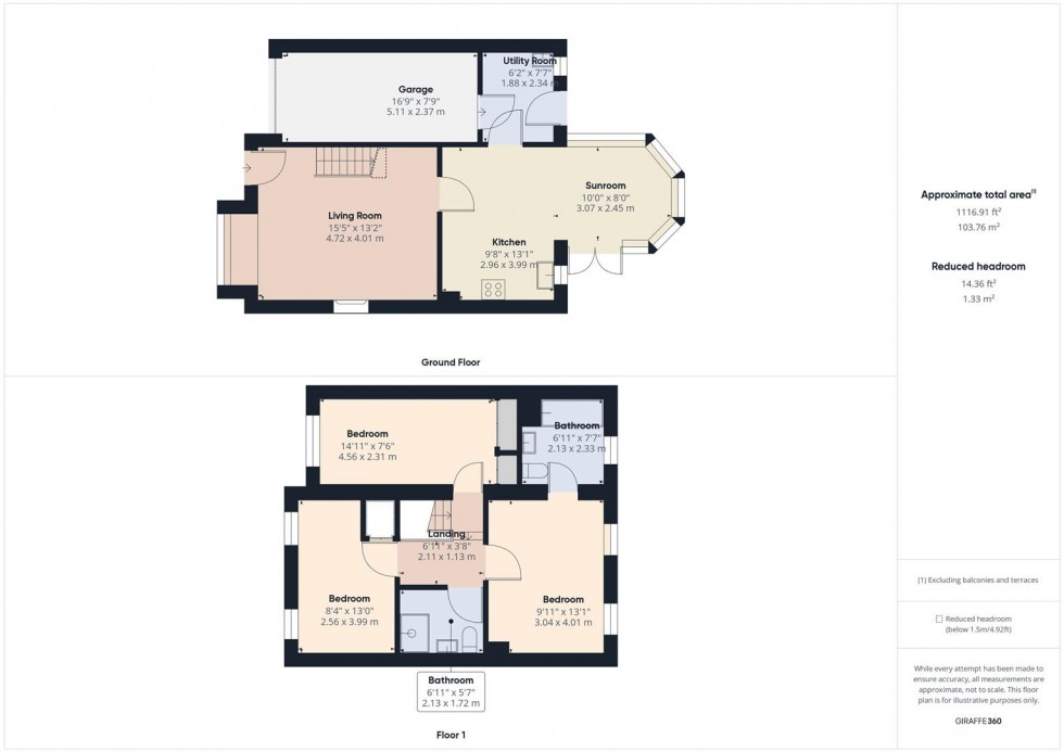 Floorplan for Lark Vale, Watermead, Aylesbury