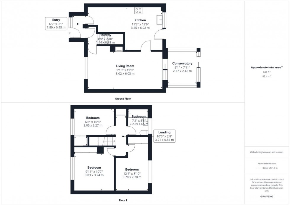 Floorplan for Belgrave Road, Aylesbury, Buckinghamshire