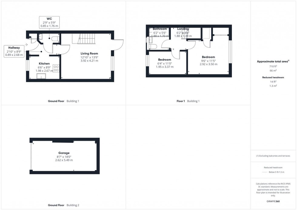 Floorplan for Great Meadow Way, Fairford Leys, Aylesbury