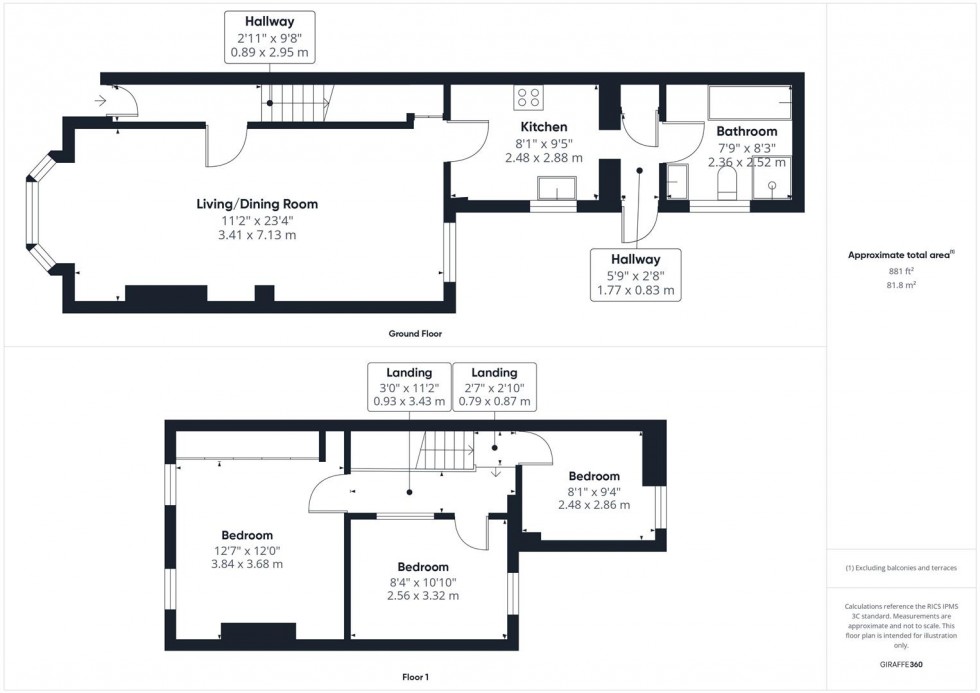 Floorplan for Albert Street, Aylesbury, Buckinghamshire