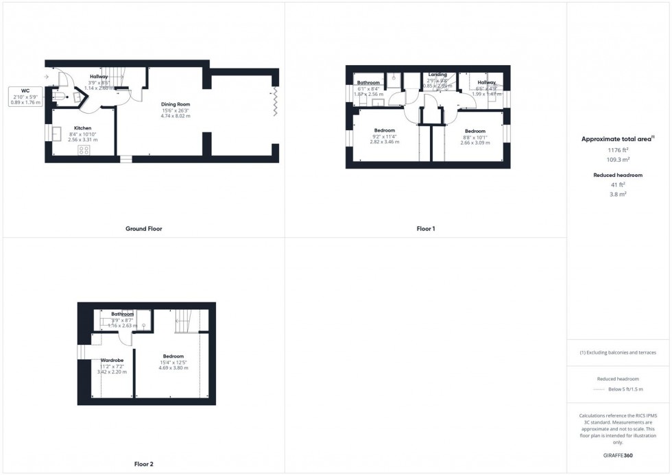 Floorplan for Sorrel Way, Kingsbrook, Aylesbury