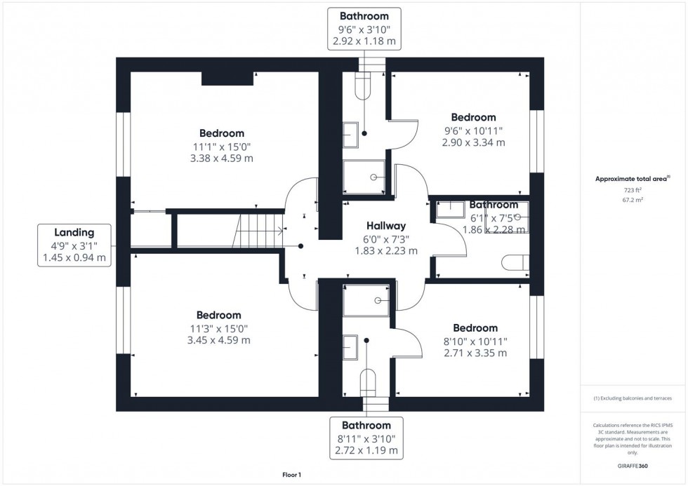 Floorplan for Bicester Road, Aylesbury, Buckinghamshire