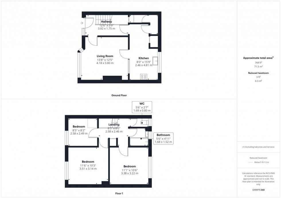 Floorplan for Lay Road, Quarrendon, Aylesbury