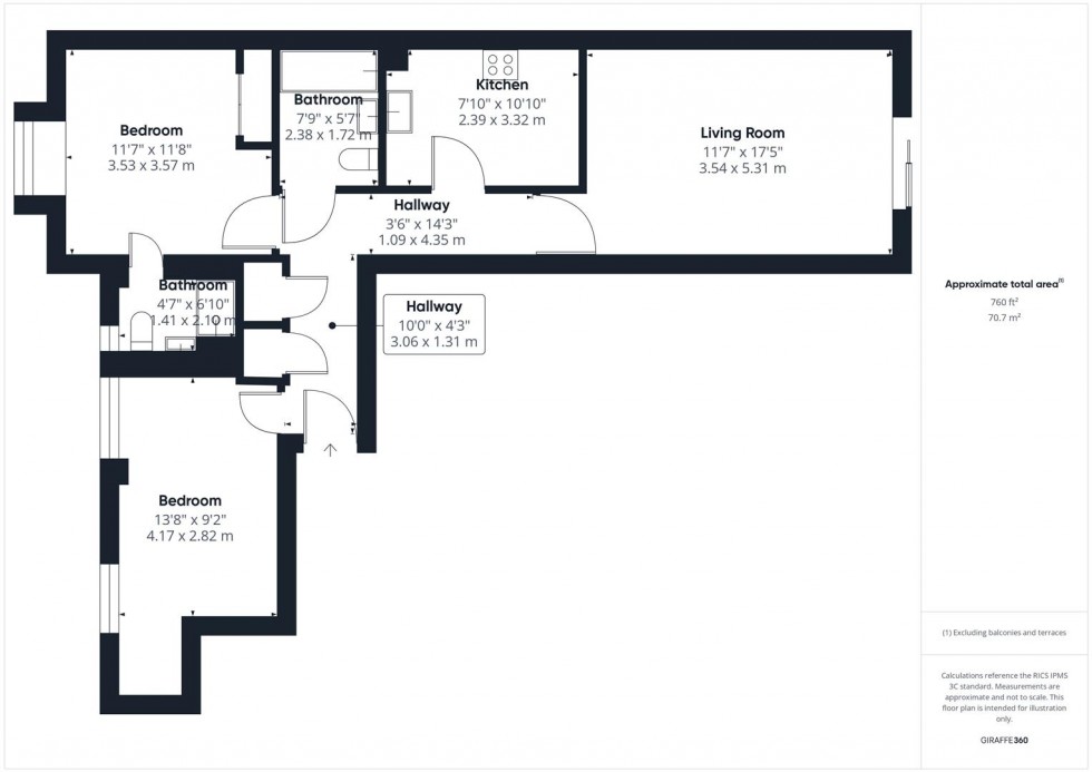 Floorplan for Coxhill Way, Aylesbury, Buckinghamshire