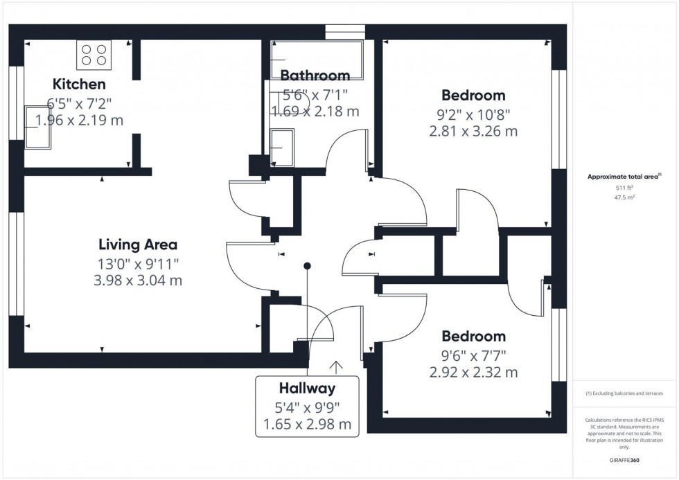 Floorplan for Hilda Wharf, Aylesbury, Buckinghamshire